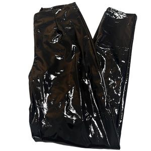 Fashionova Women Patent Leather Pants